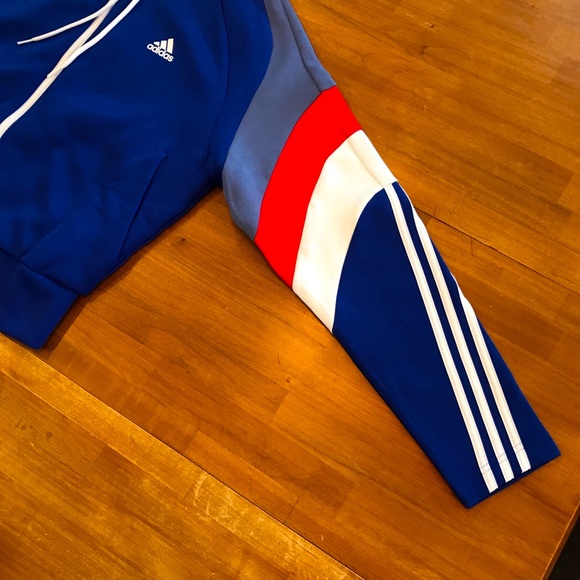 ADIDAS Sportswear Colorblock Jacket and Shorts Set - Picture 4 of 15